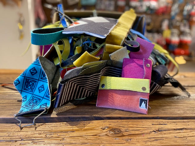 accessori creati con materiale di recupero